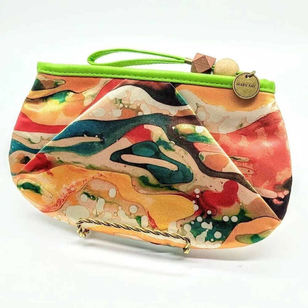Mary Kay Watercolor Satin Cosmetic Bag